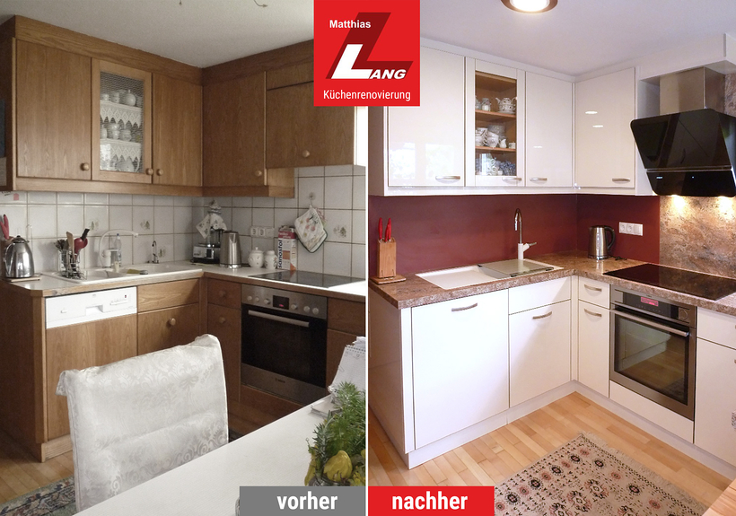 Lang Kuechenrenovierung vorher nachher 1