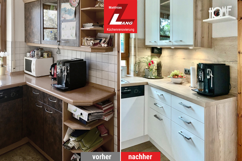 Lang Kuechenrenovierung vorher nachher 4